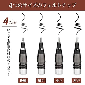 Amazon | フェルトペン『YOOKERS-Elios』 ペン先 超なめらか